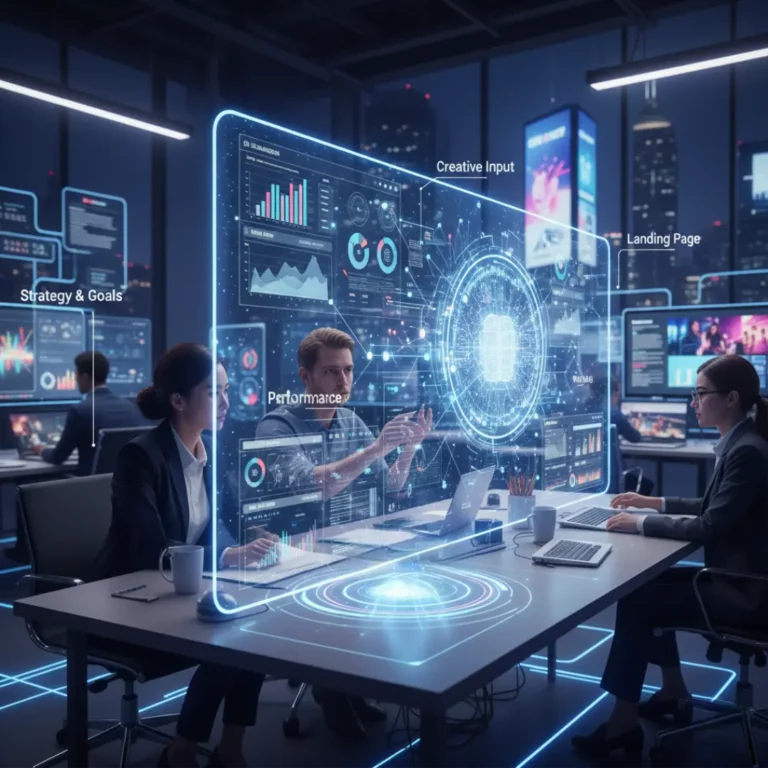 collaborative effort between human and AI in digital marketing